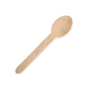 Wooden 16cm spoon - 100/SLV x 10